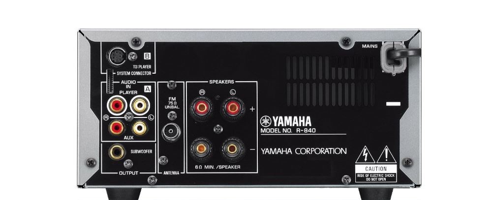 Retro connessioni Yamaha R 840 Pianocraft